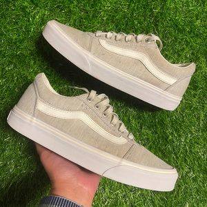 Vans Old Skool Jersey Grey & Speckled Skate Shoes Women’s Size 8.5 Men’s Size 7